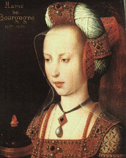 unknow artist Portrait of Mary of Burgundy Sweden oil painting art